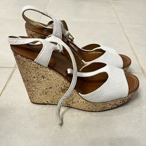 Kate spade glitter wedge